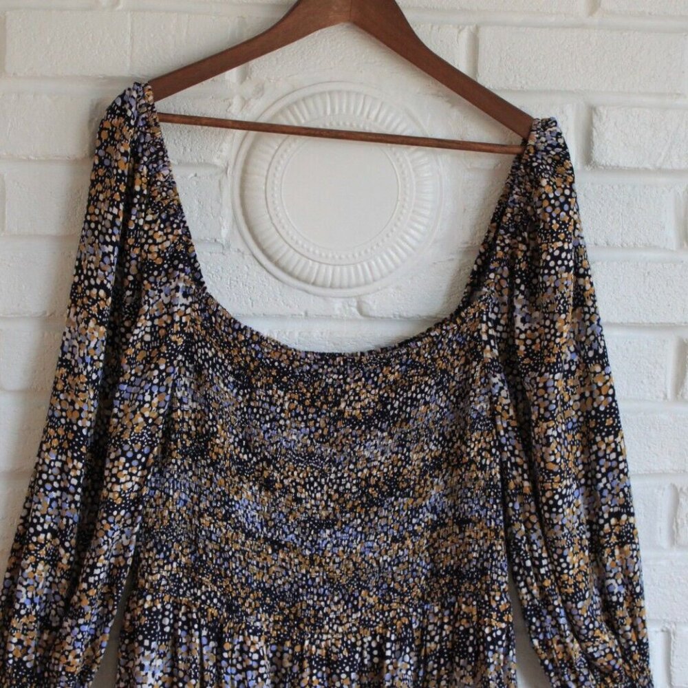 Eloquii Elements Plus Size Mixed Dot Print Midi D… - image 2